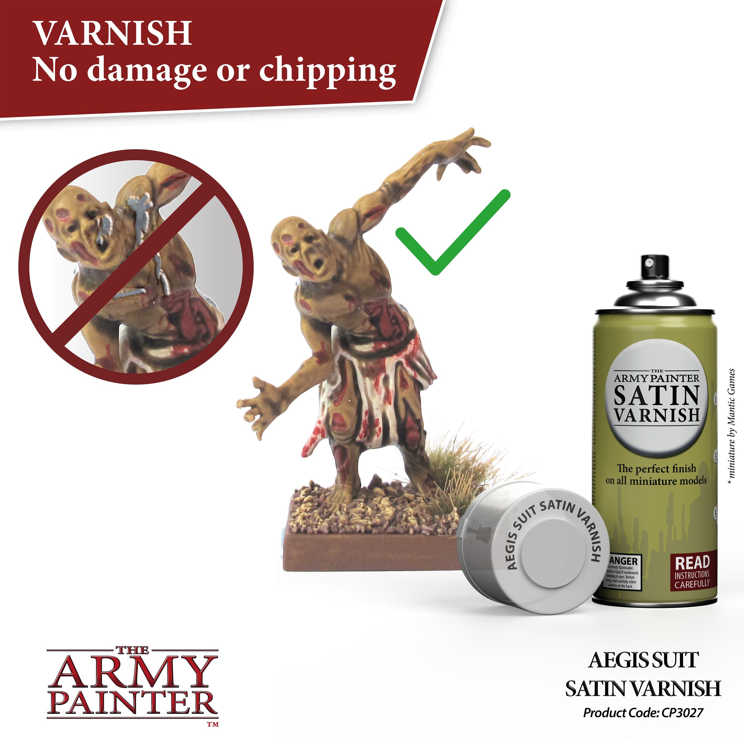 Army Painter - Aegis Suit Satin Varnish (400ml) - Loaded Dice