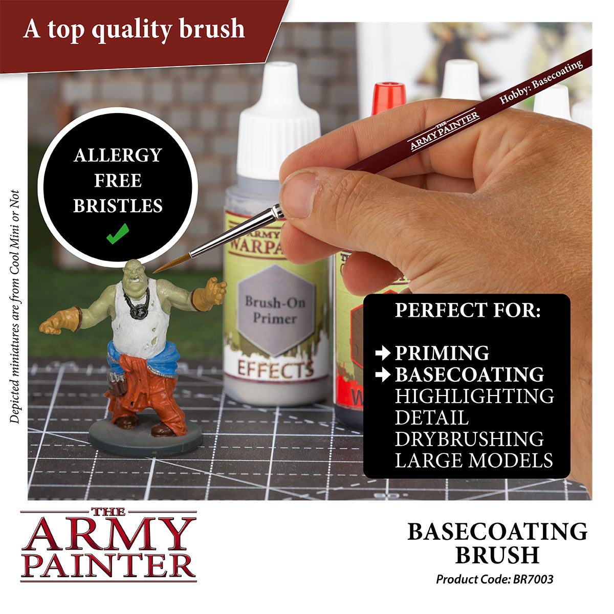 Army Painter Hobby Brush - Basecoating - Loaded Dice