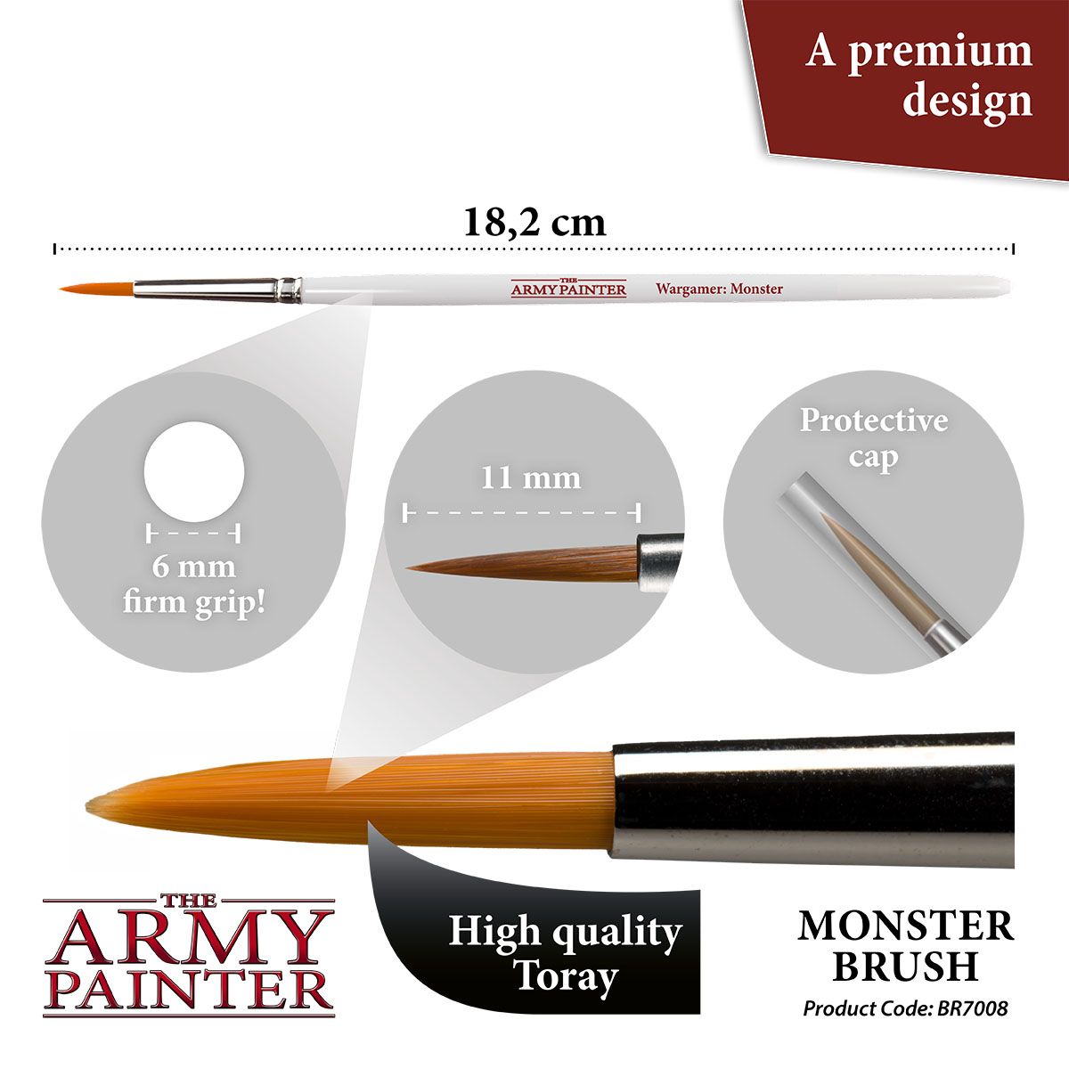 Army Painter Wargamer Brush - Monster - Loaded Dice