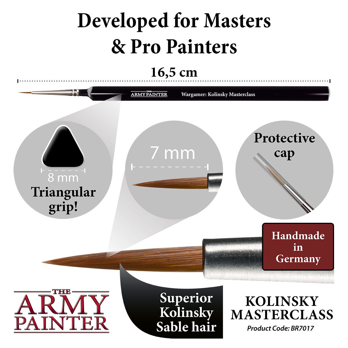 Army Painter Wargamer Masterclass Brush - Loaded Dice