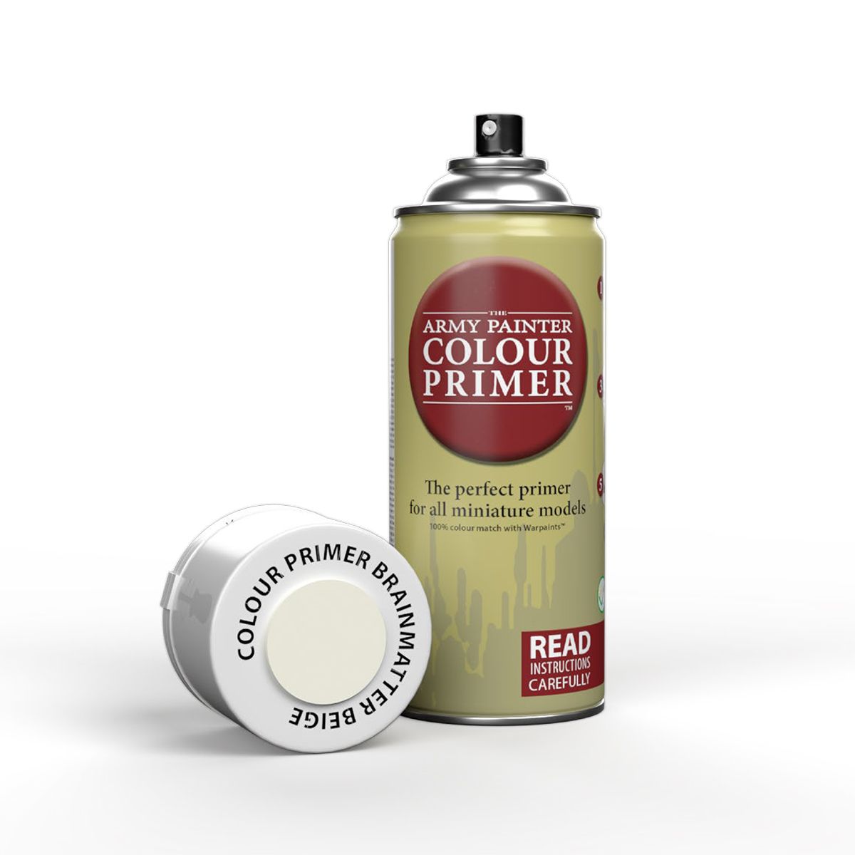 Army Painter Colour Primer - Brainmatter Beige (400ml) - Loaded Dice