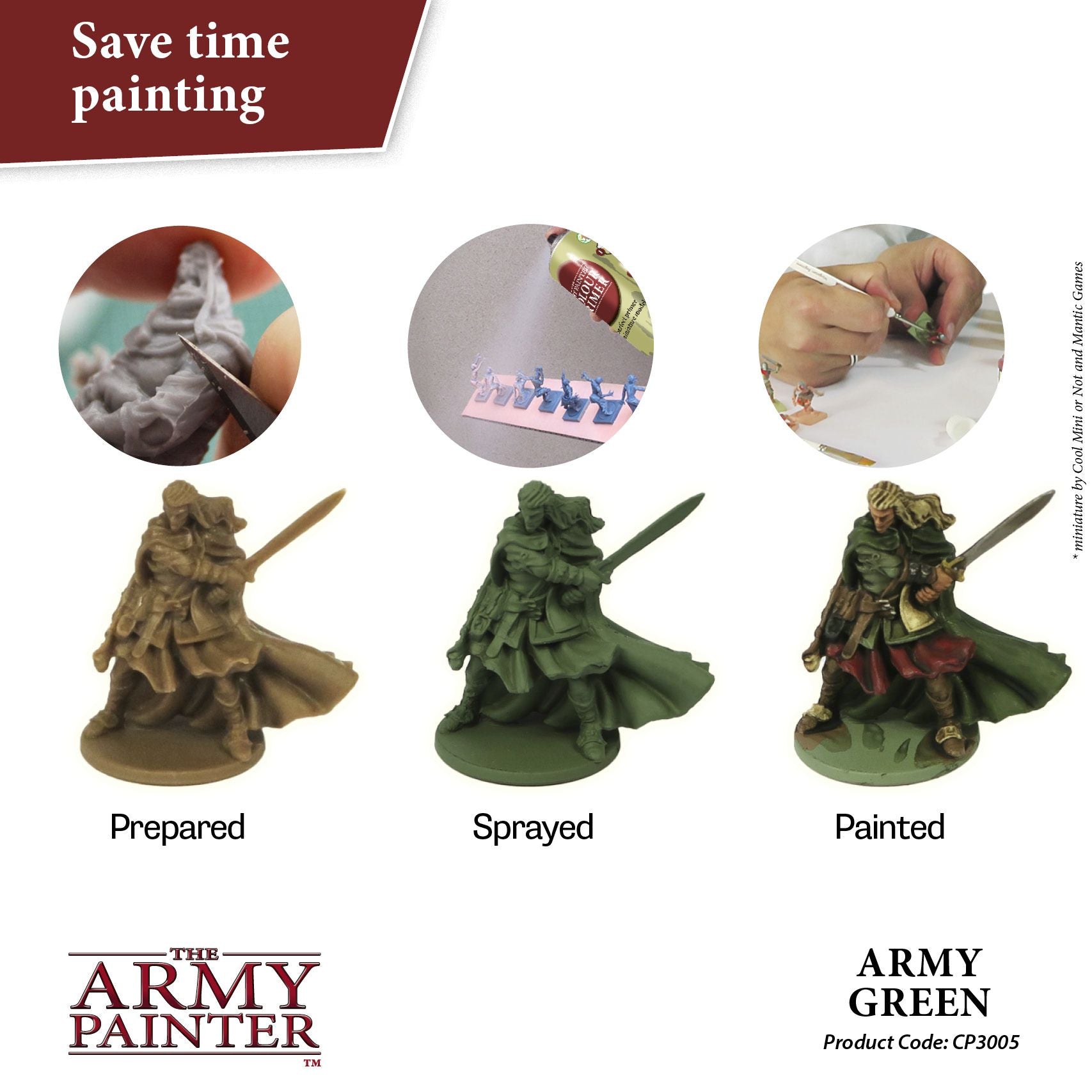Army Painter Colour Primer - Army Green (400ml) - Loaded Dice