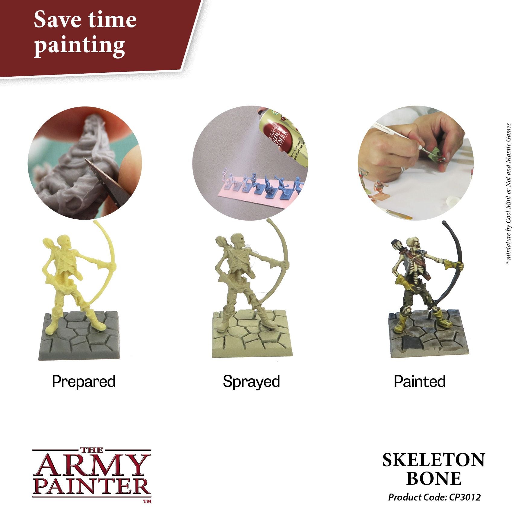 Army Painter Colour Primer - Skeleton Bone (400ml) - Loaded Dice