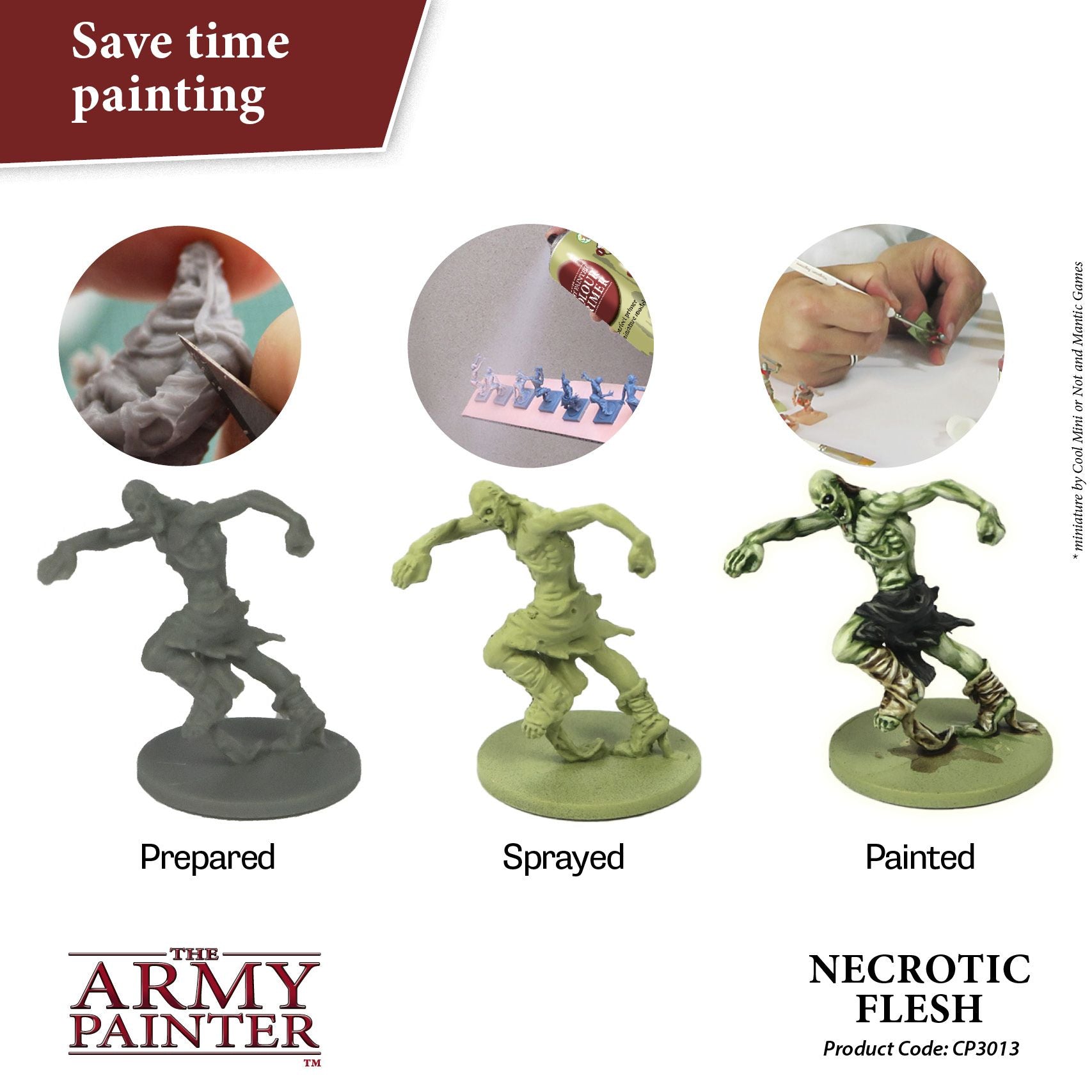 Army Painter Colour Primer - Necrotic Flesh (400ml) - Loaded Dice