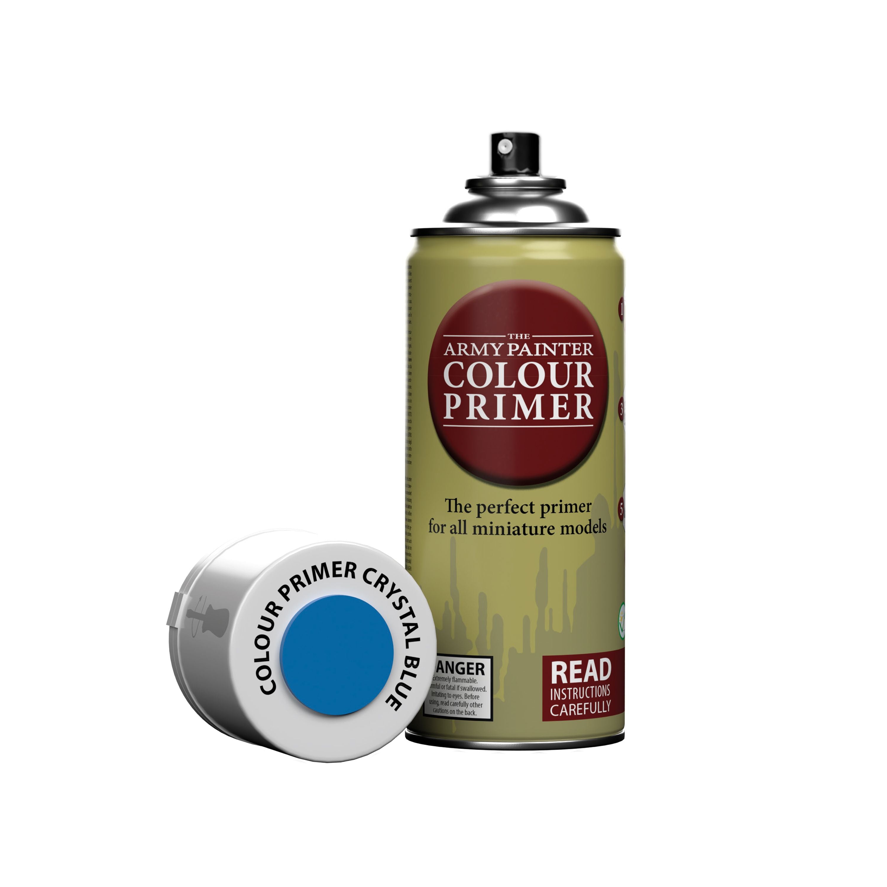 Army Painter Colour Primer - Crystal Blue (400ml) - Loaded Dice