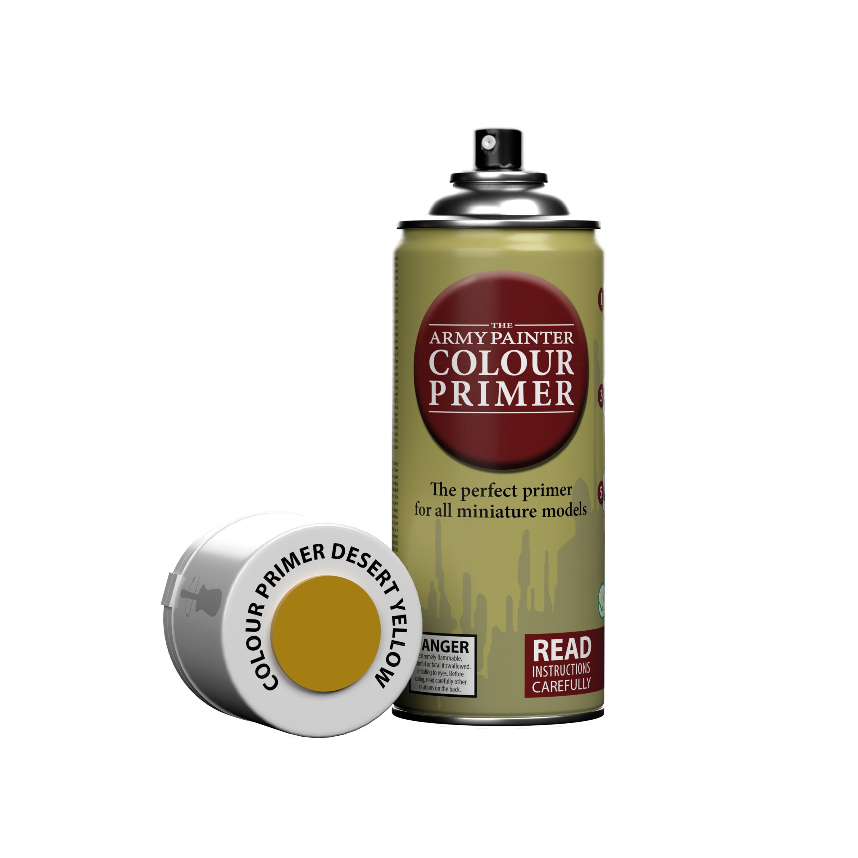Army Painter Colour Primer - Desert Yellow (400ml) - Loaded Dice