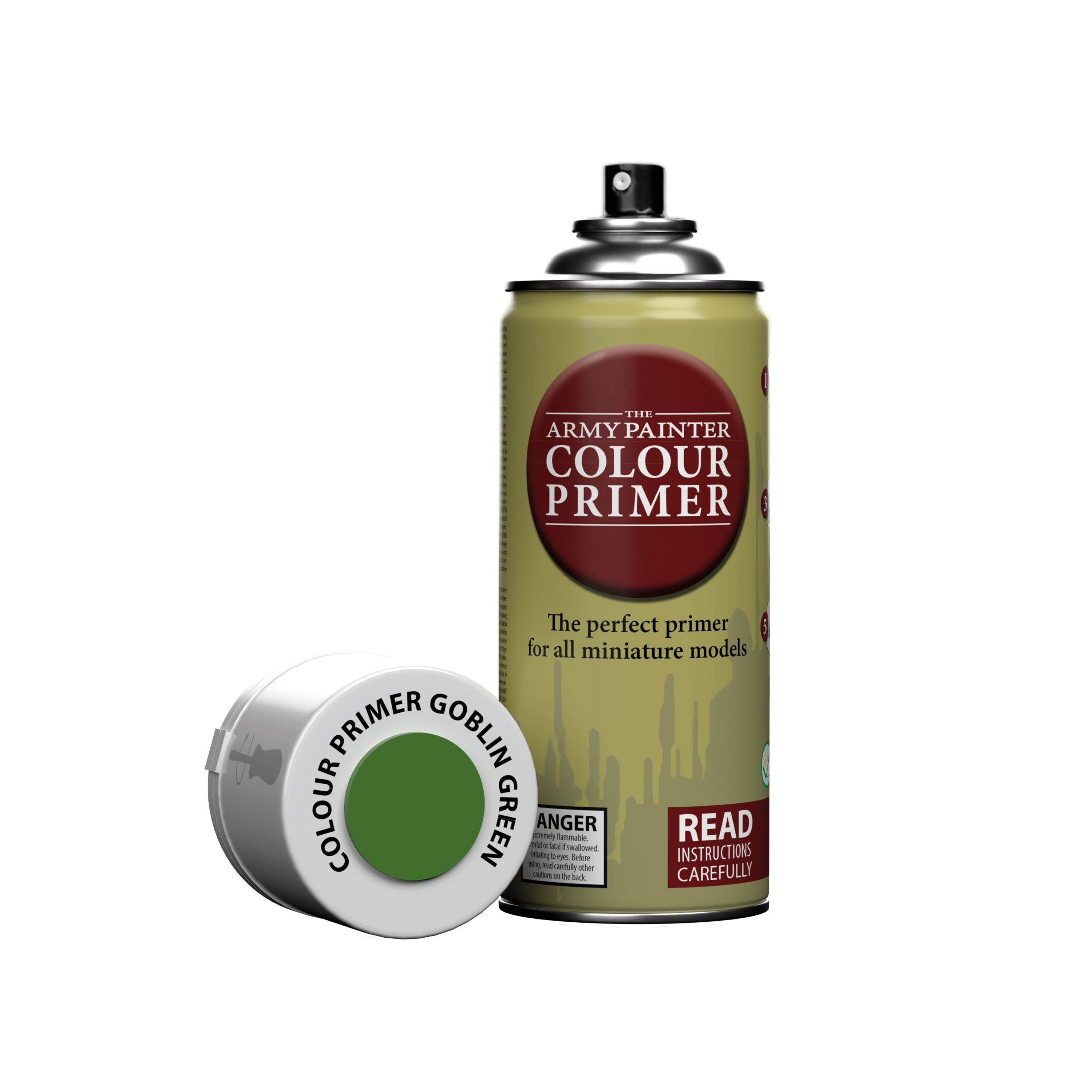 Army Painter Colour Primer - Goblin Green (400ml) - Loaded Dice
