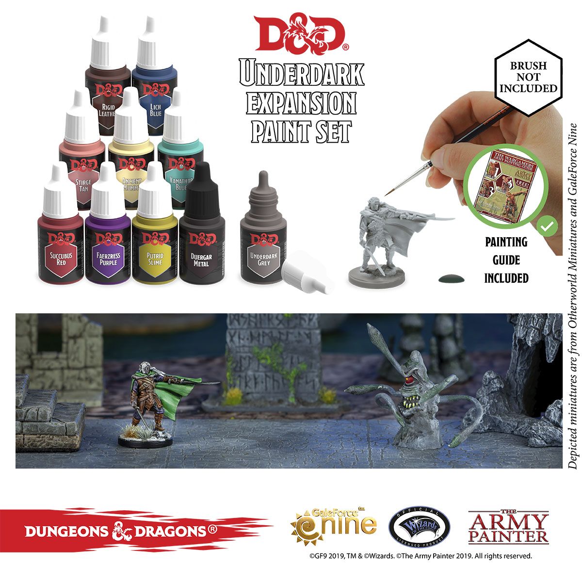 Dungeons & Dragons: Nolzur's Marvelous Pigments Underdark Paint Set - Loaded Dice