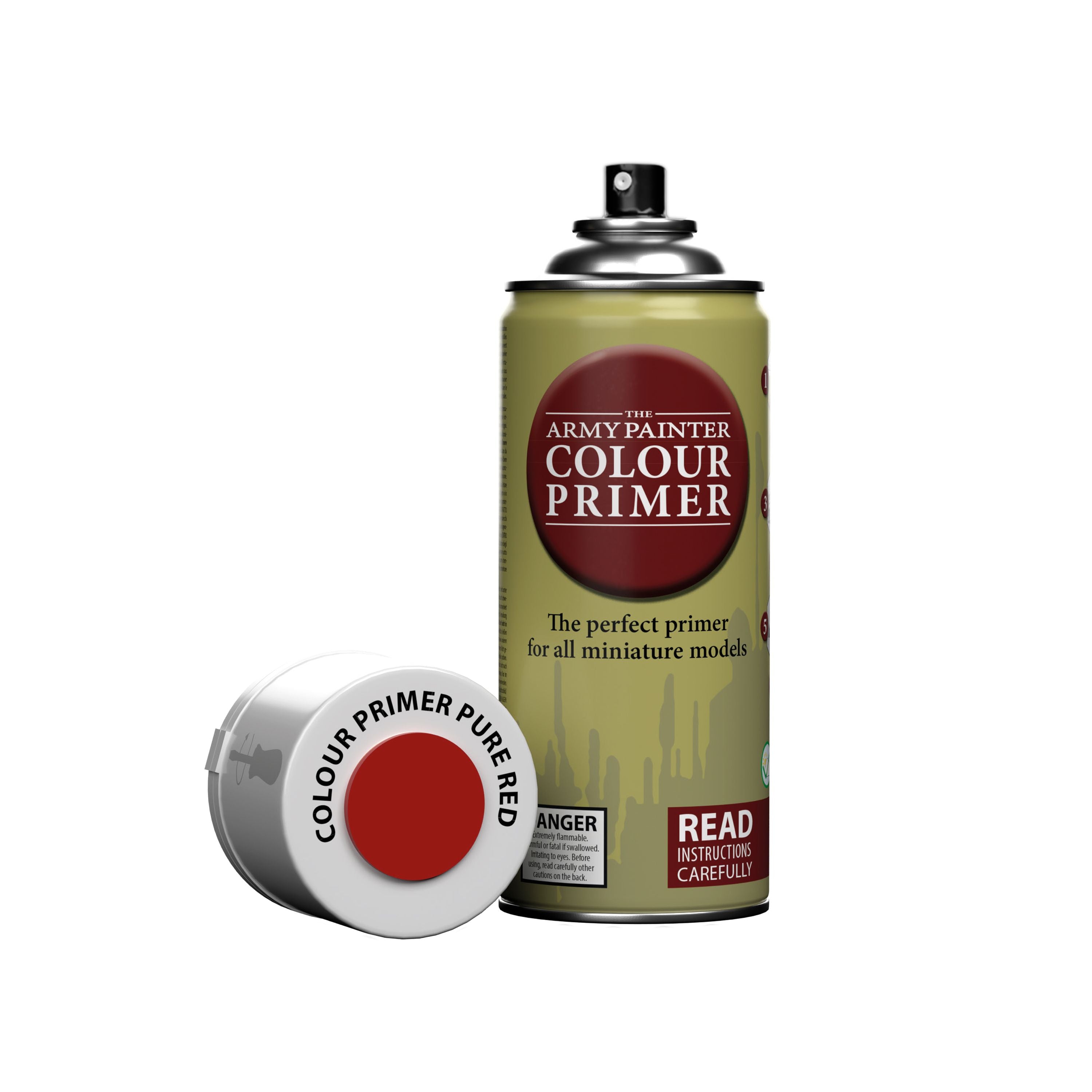 Army Painter Colour Primer - Pure Red (400ml) - Loaded Dice