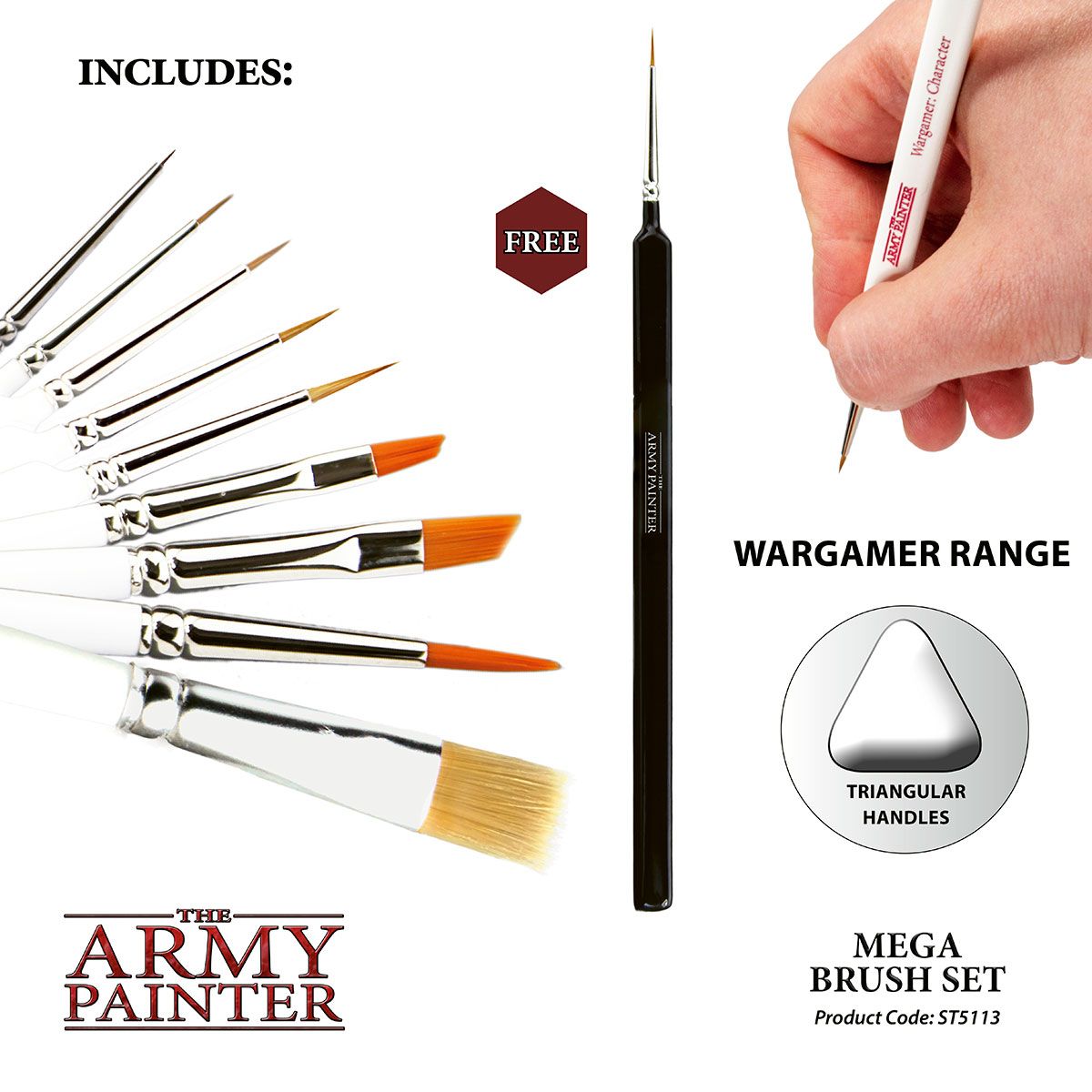 Army Painter Mega Brush Set - Loaded Dice