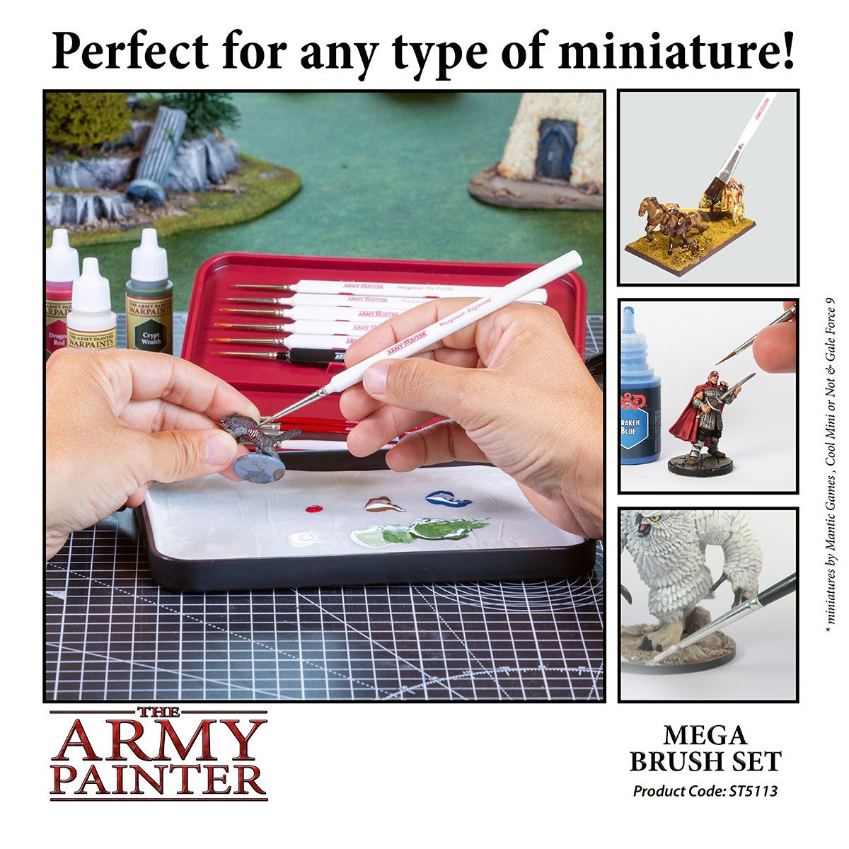 Army Painter Mega Brush Set - Loaded Dice