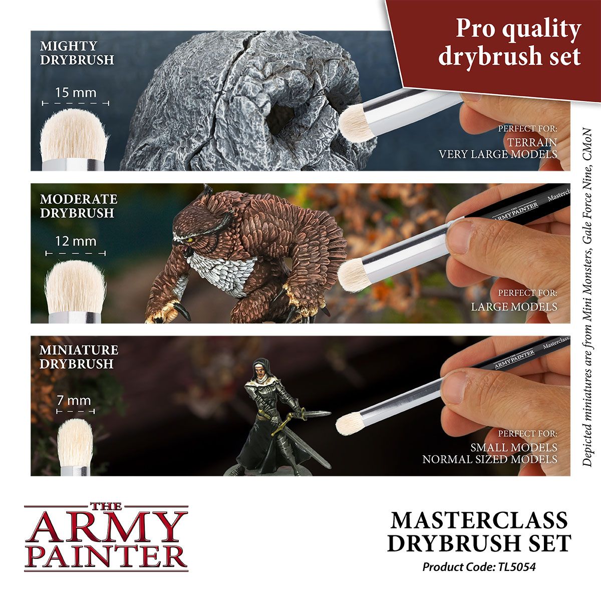 Army Painter Masterclass Drybrush Set - Loaded Dice
