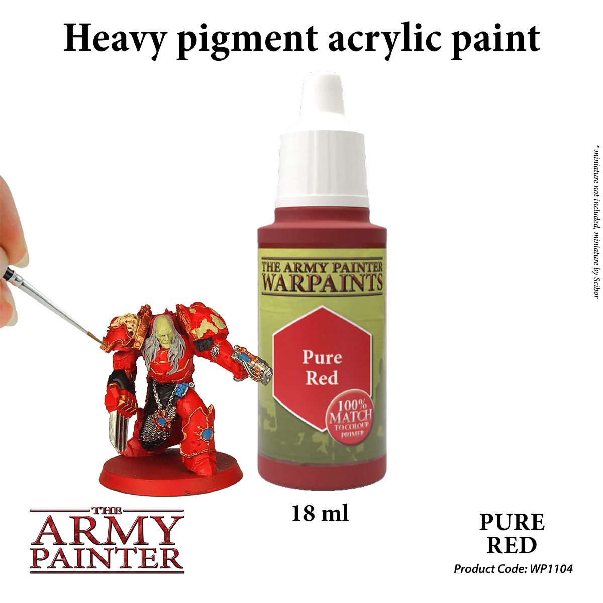Army Painter Pure Red (18ml) - Loaded Dice