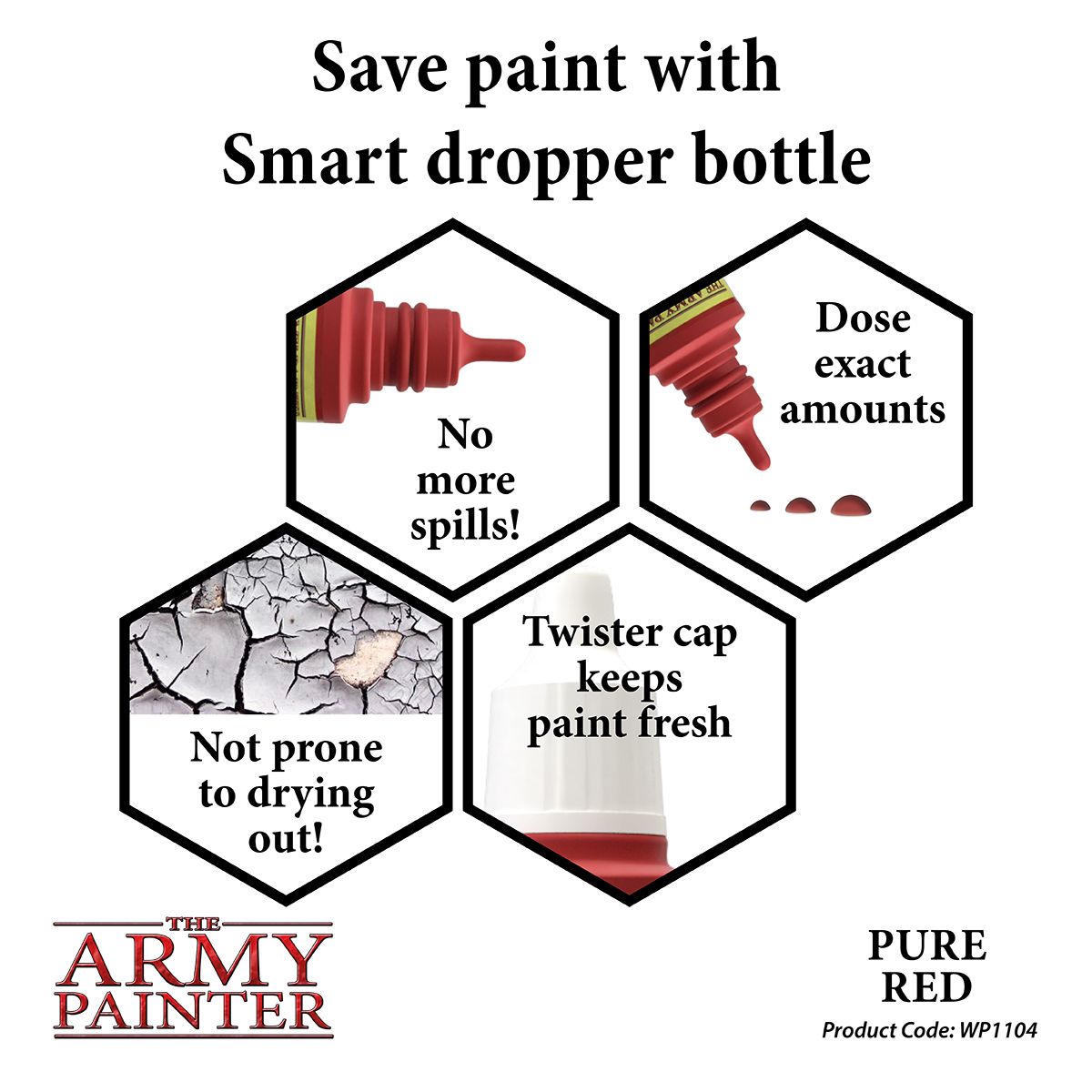 Army Painter Pure Red (18ml) - Loaded Dice