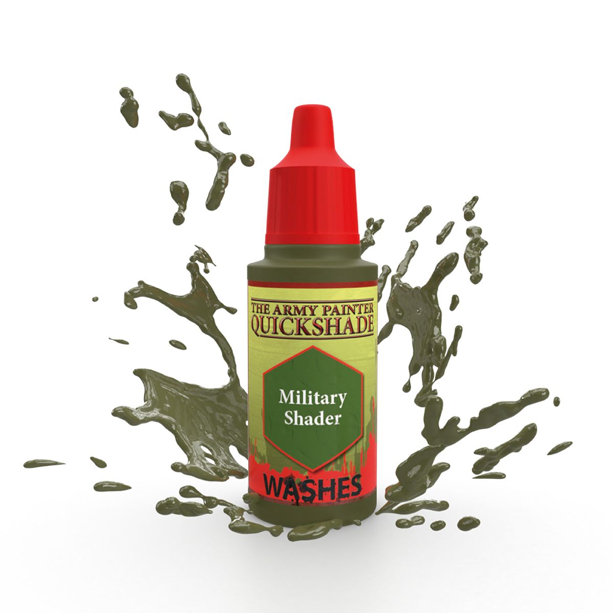 Army Painter Warpaint Quickshade Wash - Military Shader (18ml) - Loaded Dice