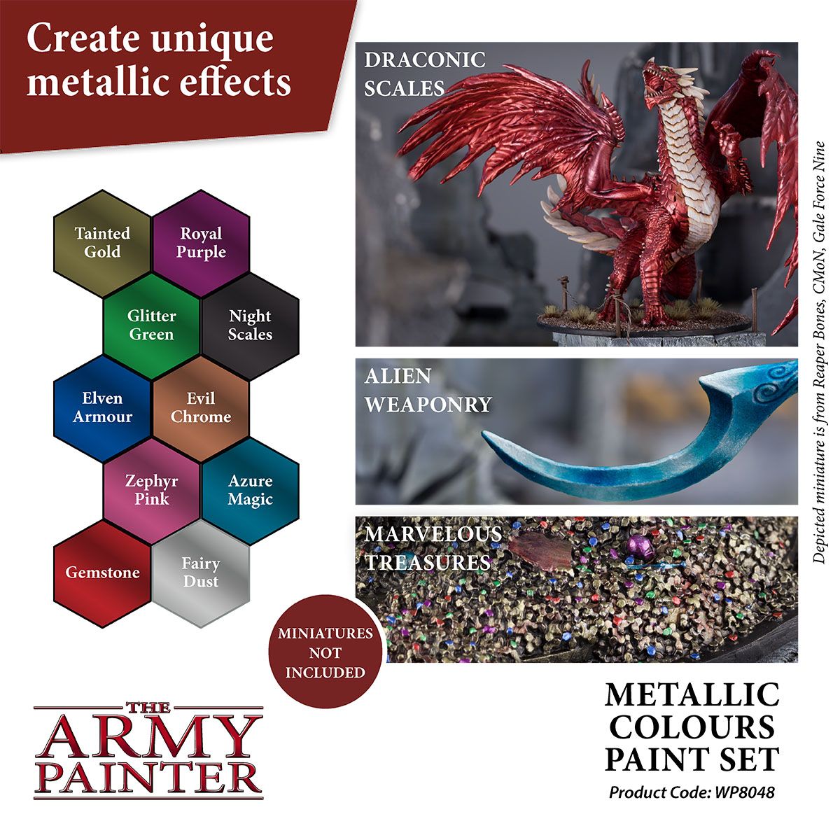 Army Painter Metallic Colours Paint Set - Loaded Dice