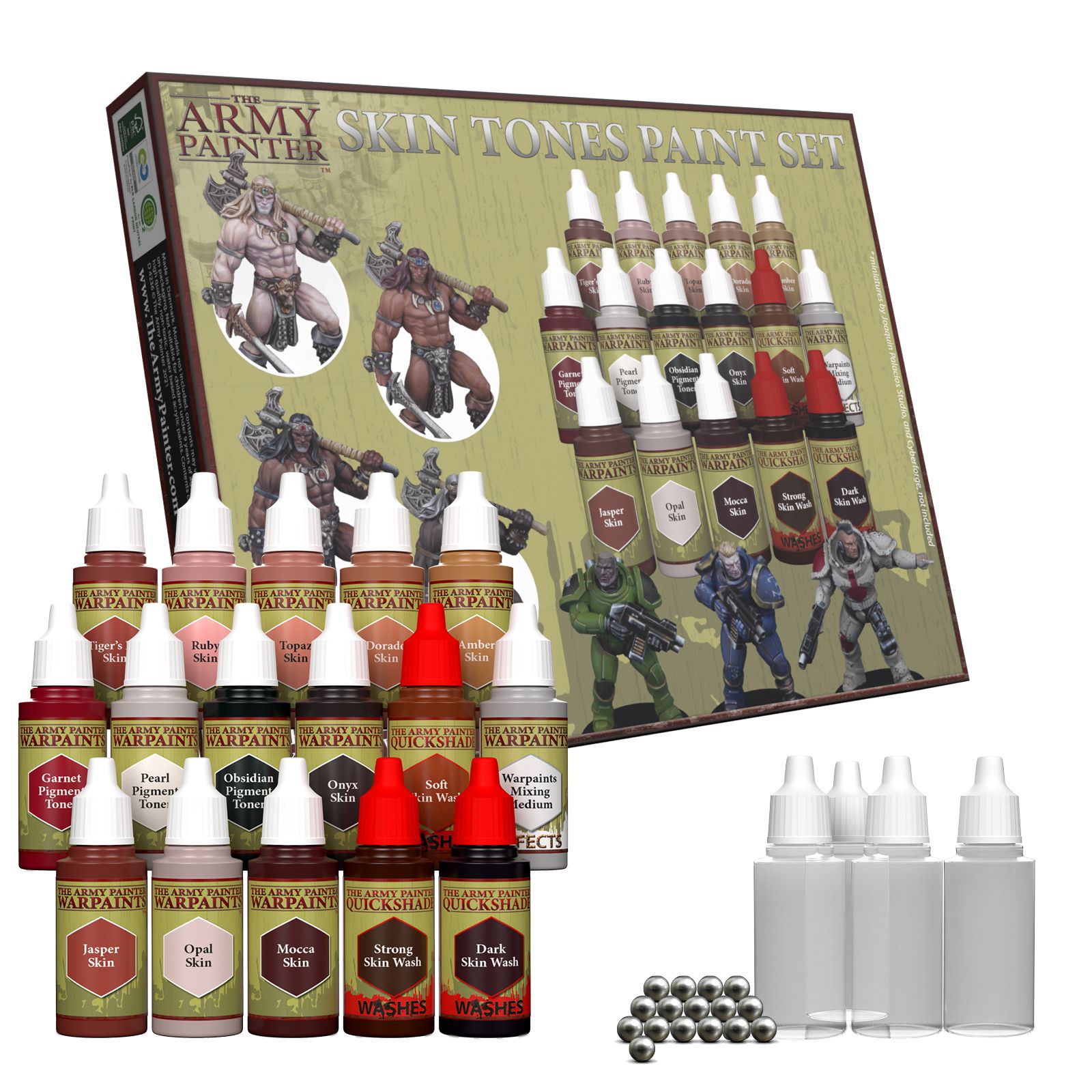 Army Painter Skin Tones Paint Set - Loaded Dice