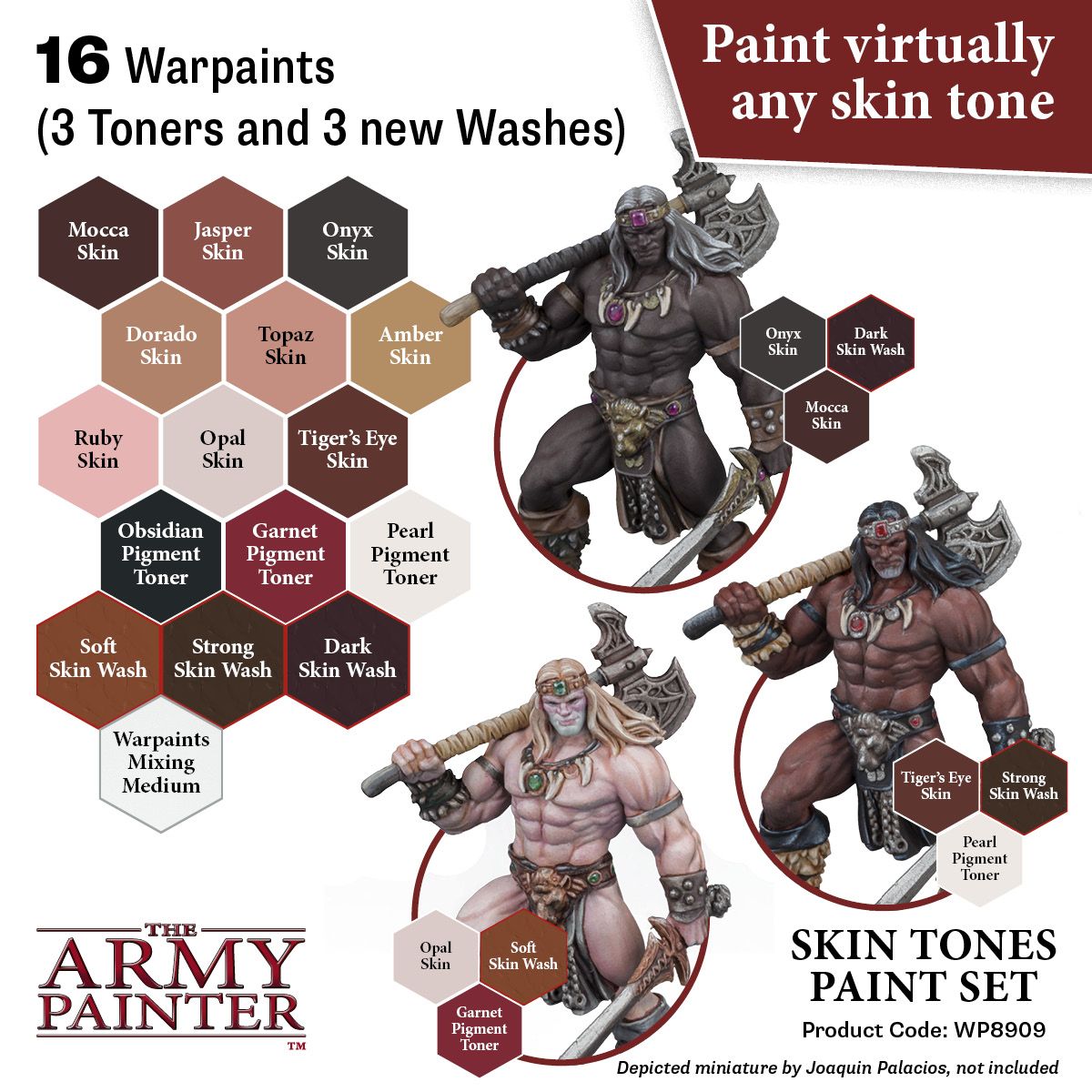 Army Painter Skin Tones Paint Set - Loaded Dice