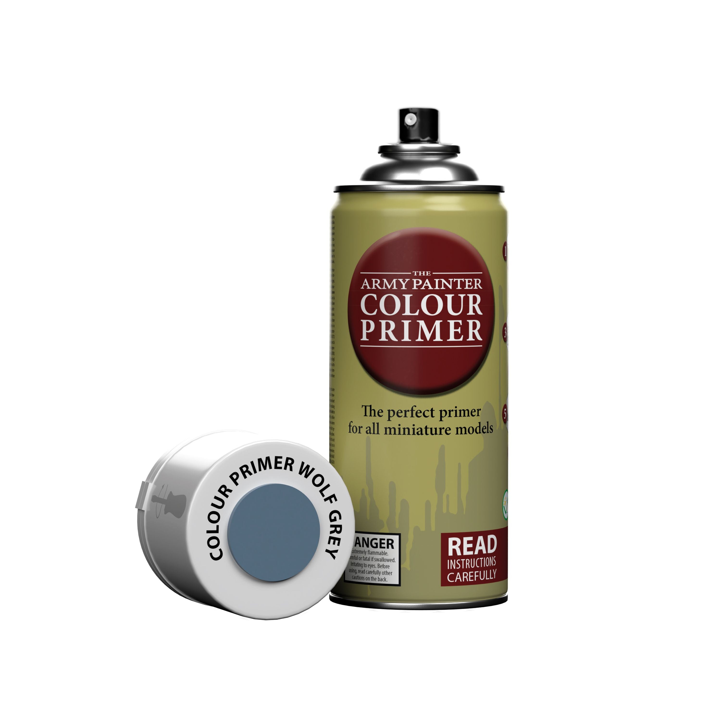 Army Painter Colour Primer - Wolf Grey (400ml) - Loaded Dice