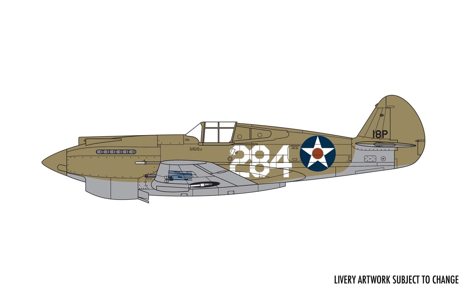 Curtiss P-40B Warhawk (1:72) - Loaded Dice