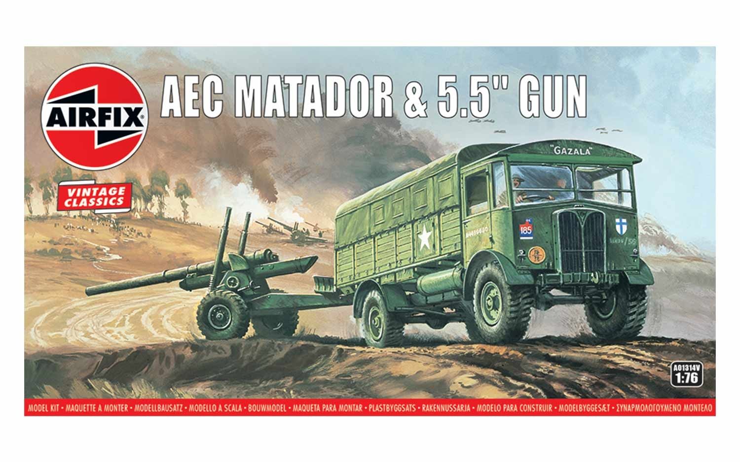 AEC Matador & 5.5inch Gun (1:76) - Loaded Dice