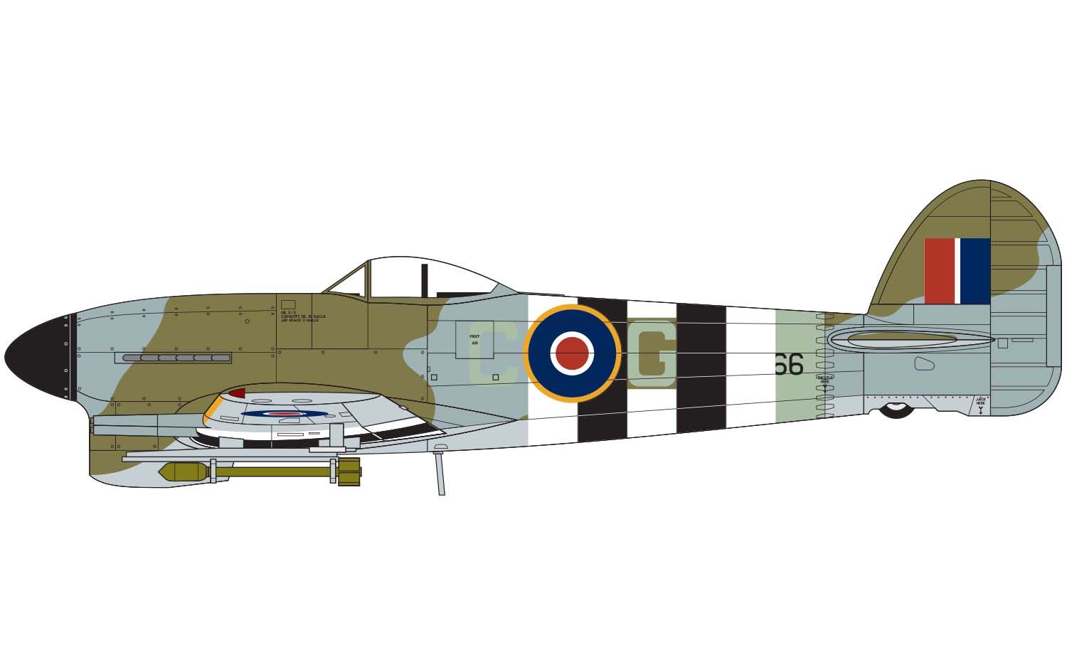 Hawker Typhoon Mk IB (1:72) - Loaded Dice