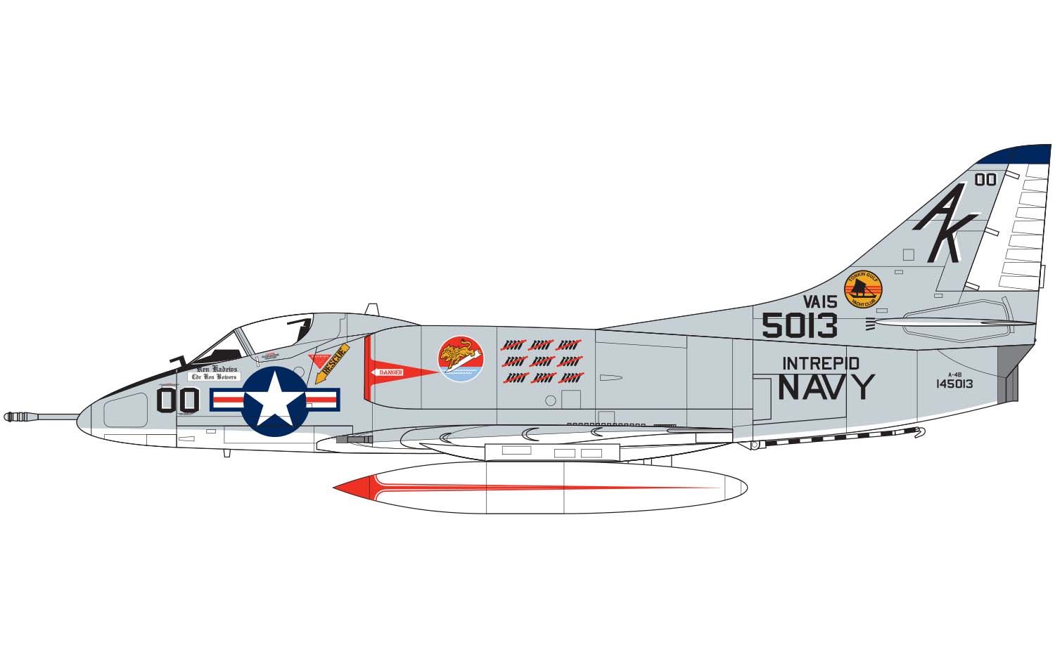Douglas A-4B/Q Skyhawk (1:72) - Loaded Dice
