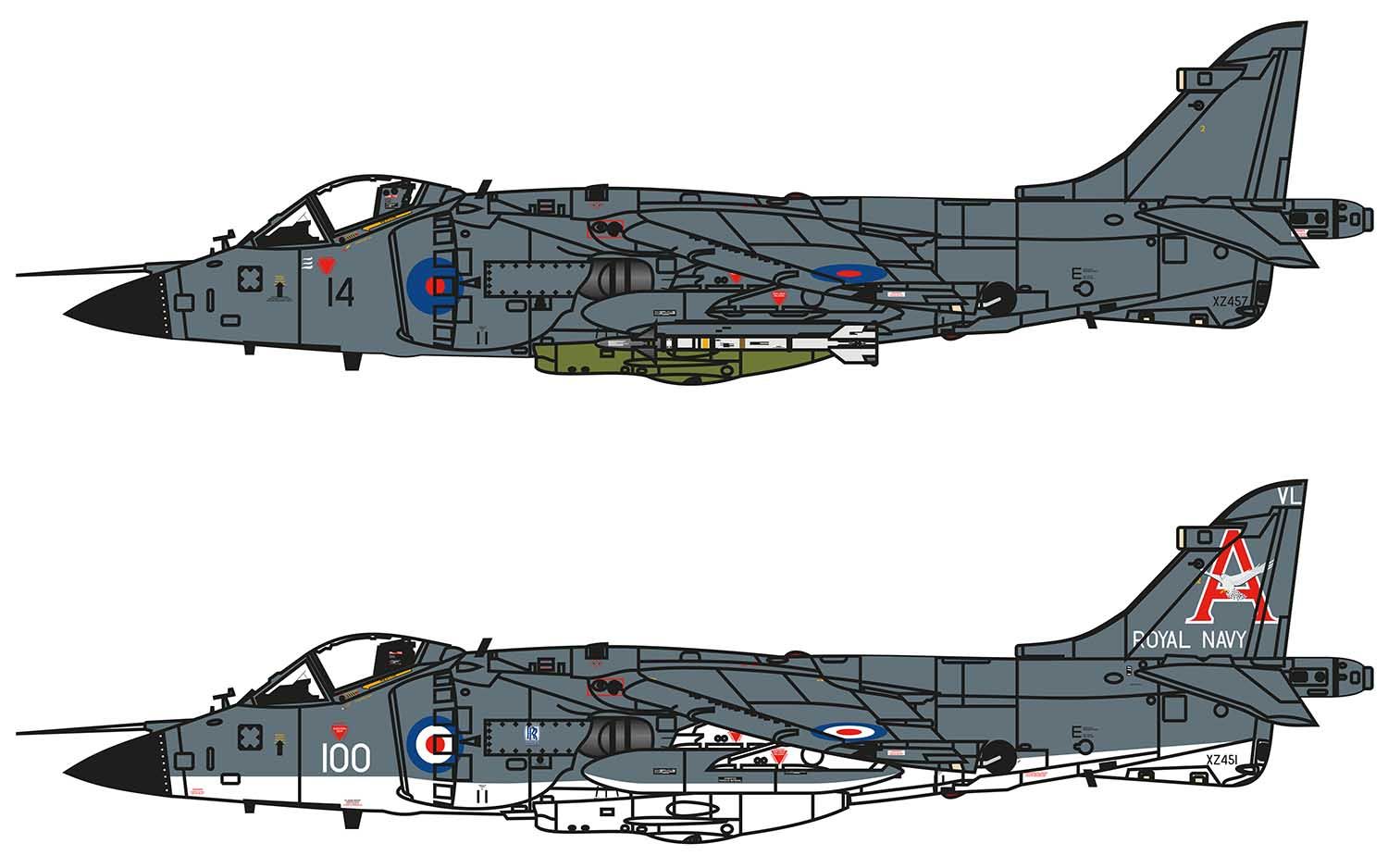 Bae Sea Harrier FRS1 (1:72) - Loaded Dice