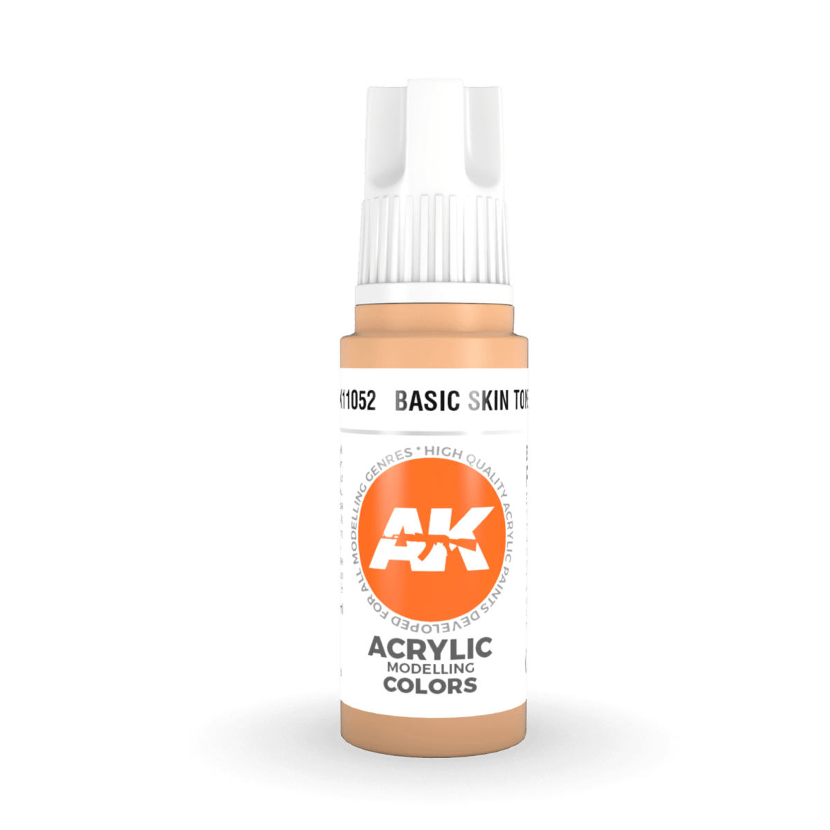 AK Interactive 3rd Generation acrylic paint Basic Skin Tone 17ml dropper bottle