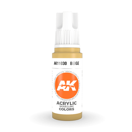 AK Interactive 3rd Generation acrylic paint Beige 17ml dropper bottle