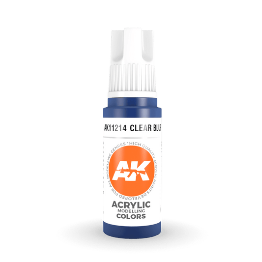 AK Interactive 3rd Generation acrylic paint Blue 17ml dropper bottle