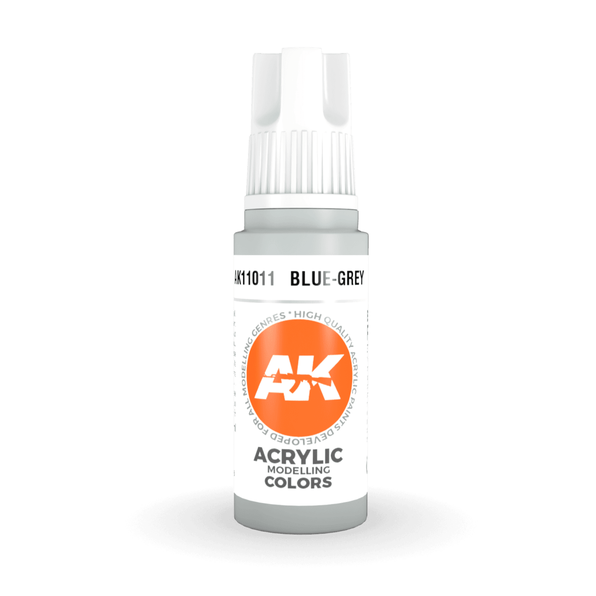 AK Interactive 3rd Generation acrylic paint Blue-Grey 17ml dropper bottle