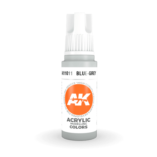 AK Interactive 3rd Generation acrylic paint Blue-Grey 17ml dropper bottle