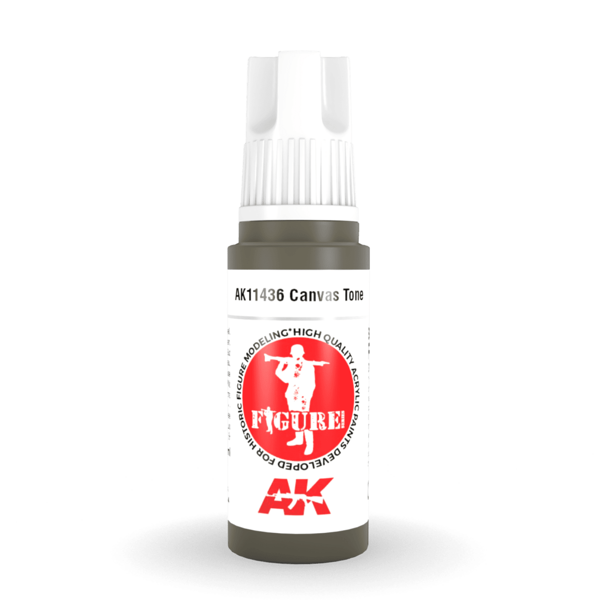 AK Interactive 3rd Generation acrylic paint Canvas Tone 17ml dropper bottle