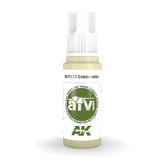 AK Interactive 3rd Generation acrylic paint Cremeweiss 17ml dropper bottle
