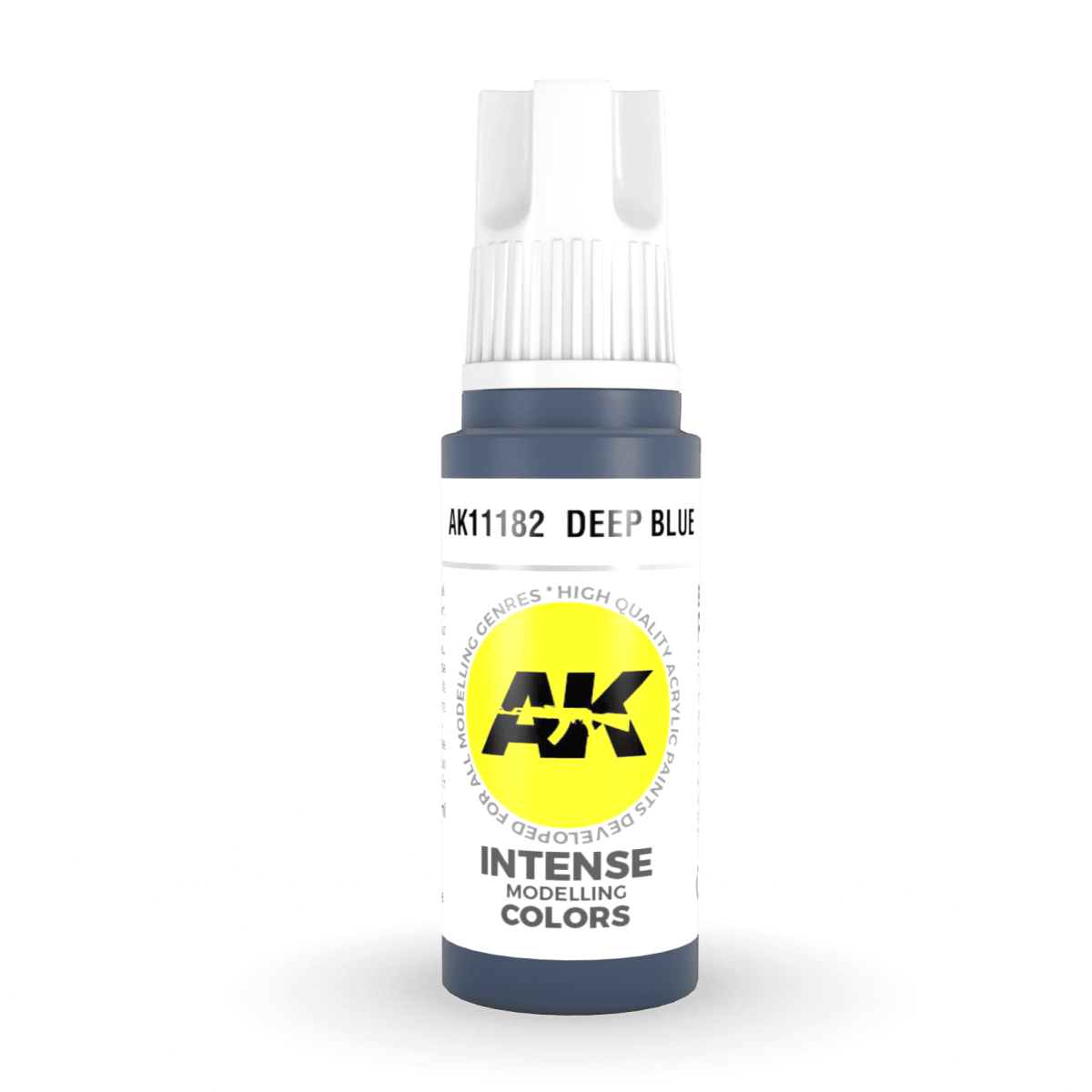 AK Interactive 3rd Generation acrylic paint Deep Blue 17ml dropper bottle