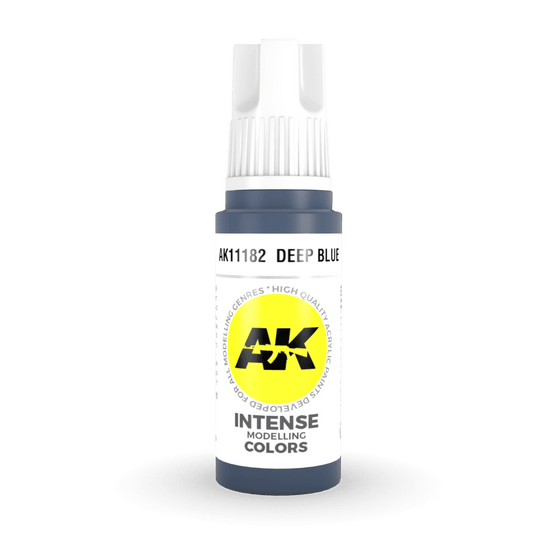AK Interactive 3rd Generation acrylic paint Deep Blue 17ml dropper bottle