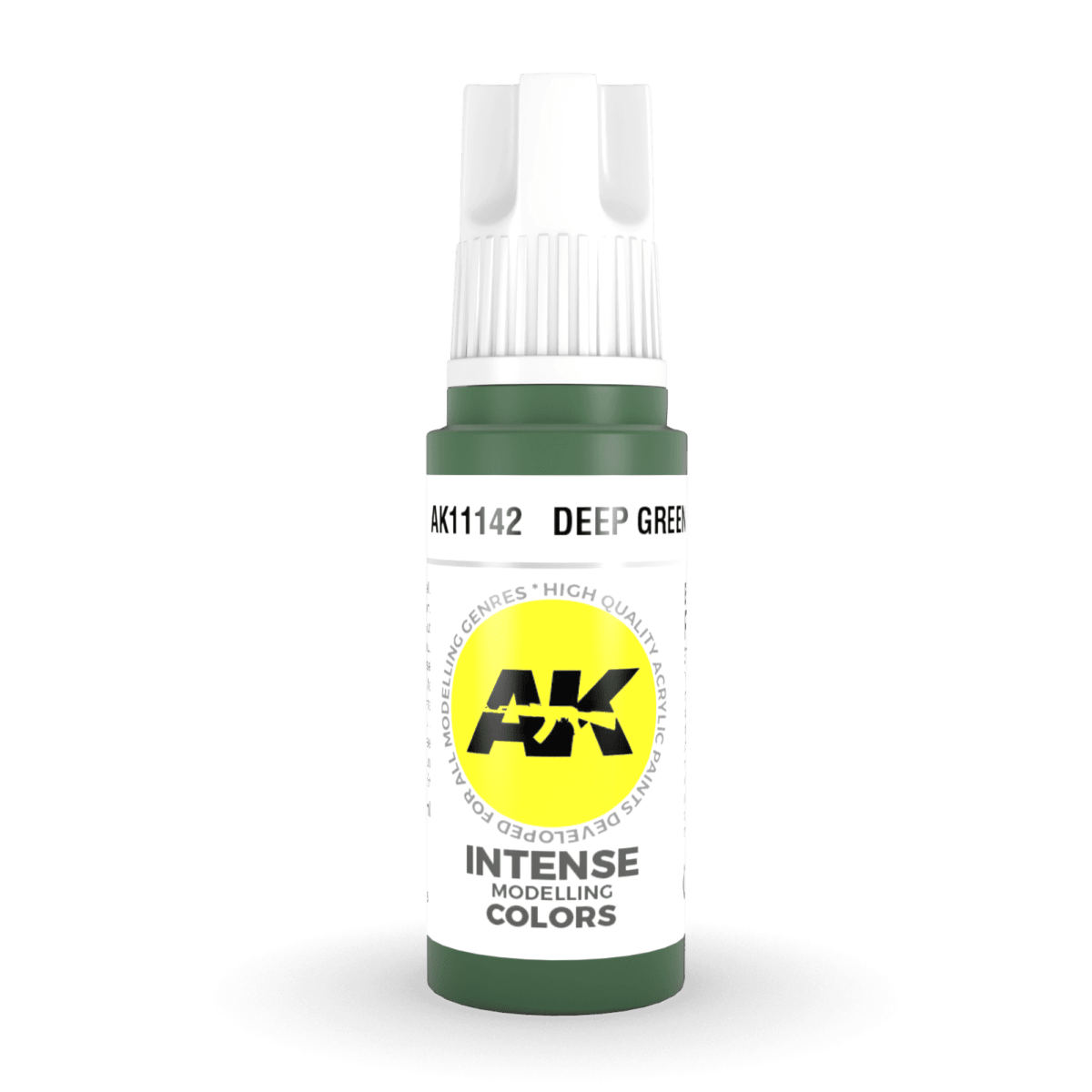 AK Interactive 3rd Generation acrylic paint Deep Green 17ml dropper bottle