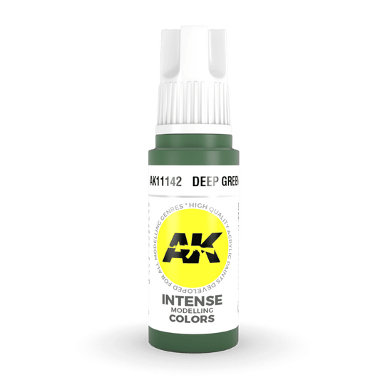 AK Interactive 3rd Generation acrylic paint Deep Green 17ml dropper bottle