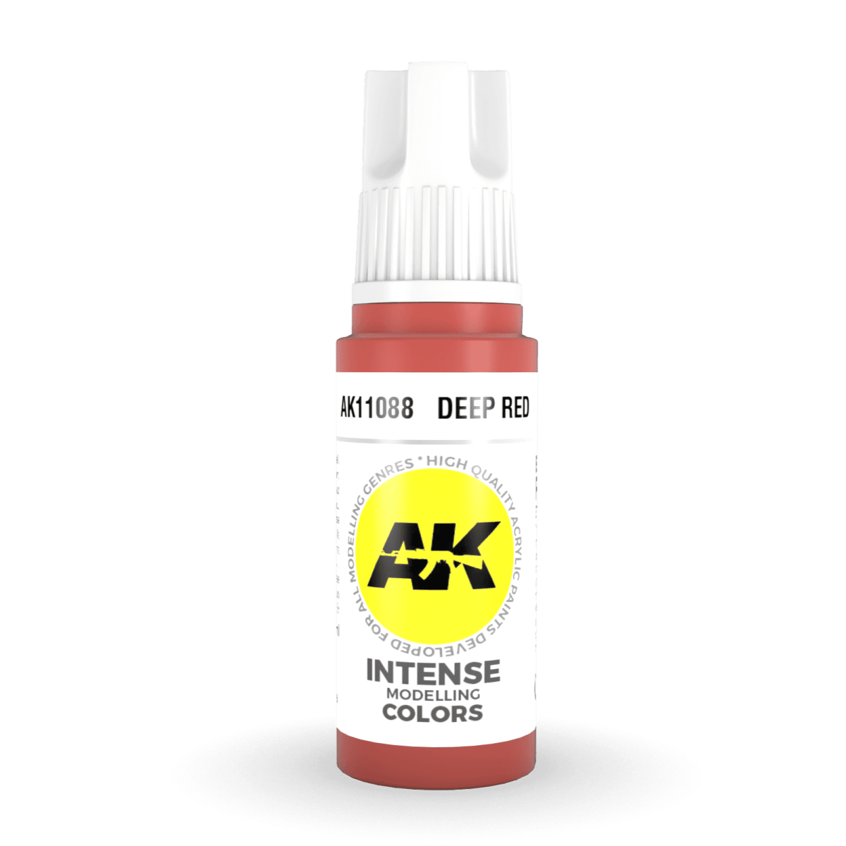 AK Interactive 3rd Generation acrylic paint Deep Red 17ml dropper bottle