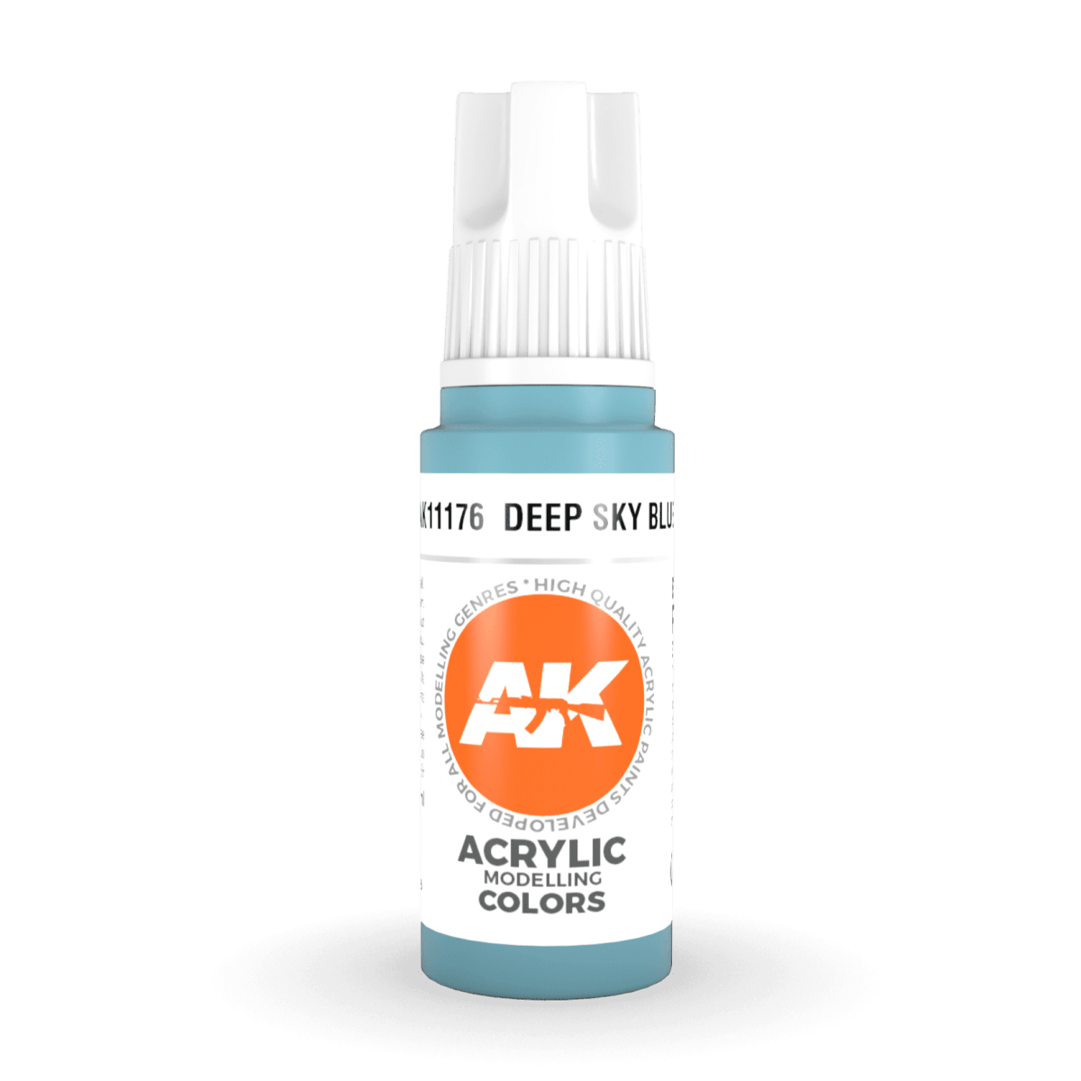 AK Interactive 3rd Generation acrylic paint Deep Sky Blue 17ml dropper bottle
