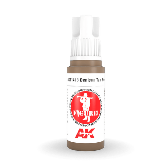 AK Interactive 3rd Generation acrylic paint Denison Tan Base 17ml dropper bottle