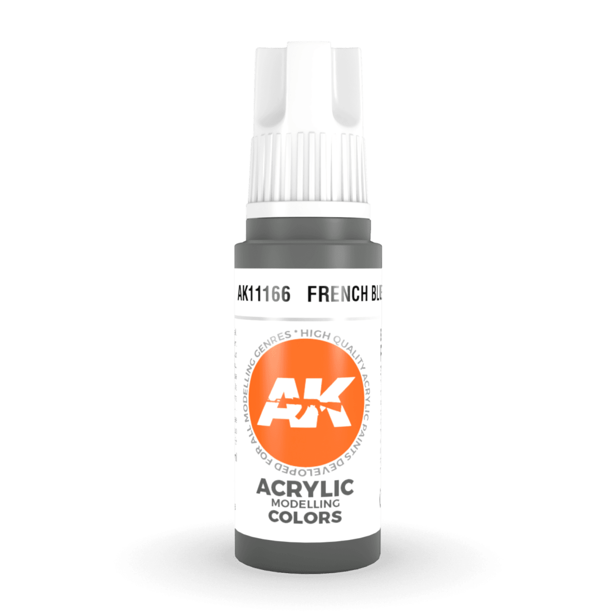 AK Interactive 3rd Generation acrylic paint French Blue 17ml dropper bottle