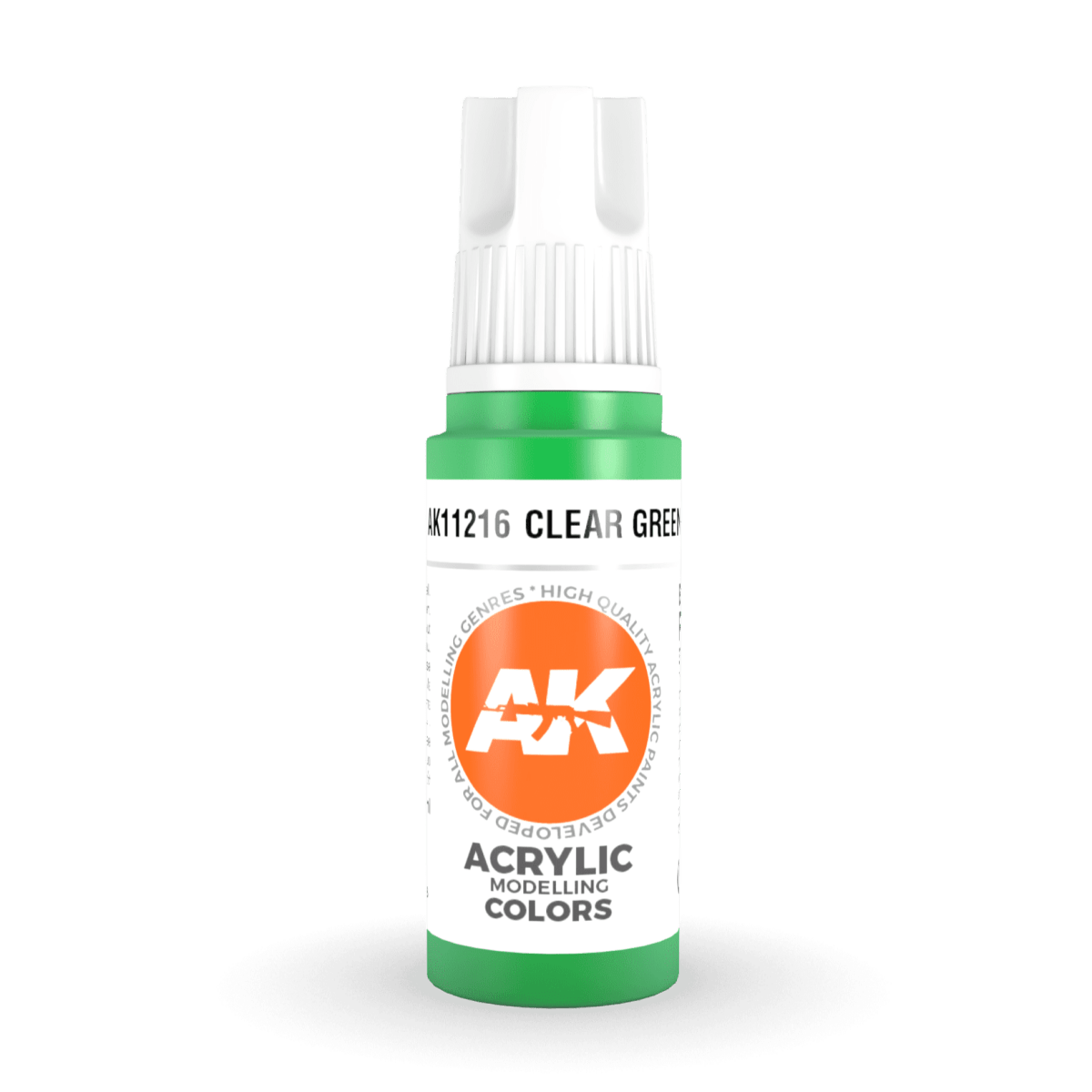 AK Interactive 3rd Generation acrylic paint Green 17ml dropper bottle