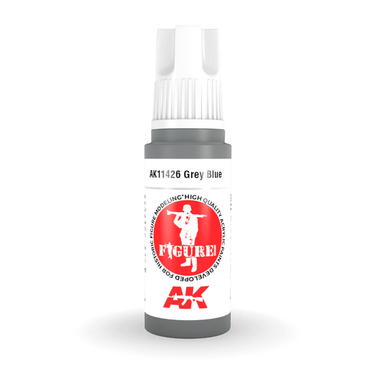 AK Interactive 3rd Generation acrylic paint Grey Blue 17ml dropper bottle