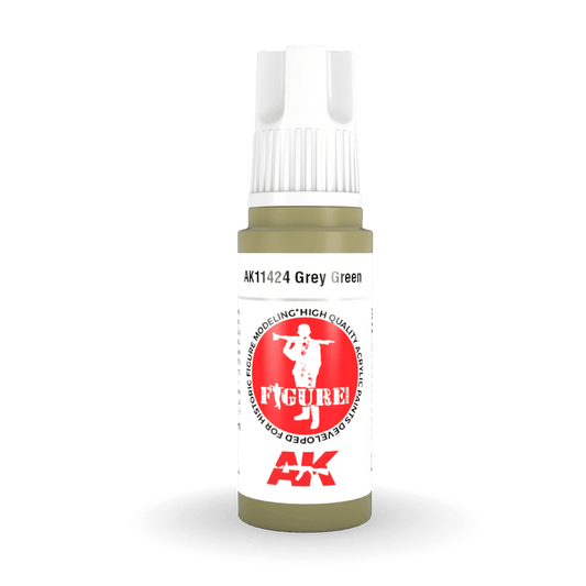 AK Interactive 3rd Generation acrylic paint Grey Green 17ml dropper bottle