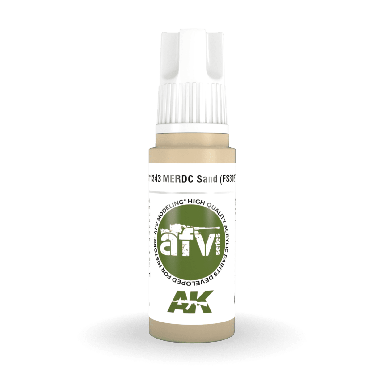 AK Interactive 3rd Generation acrylic paint MERDC Sand (FS30277) 17ml dropper bottle