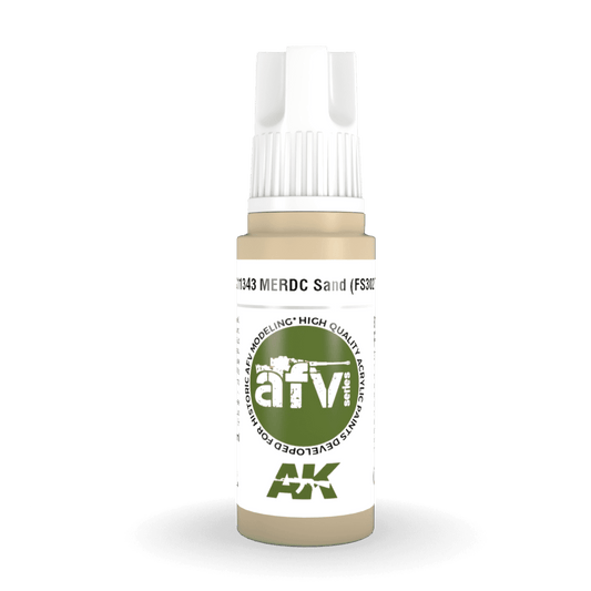 AK Interactive 3rd Generation acrylic paint MERDC Sand (FS30277) 17ml dropper bottle