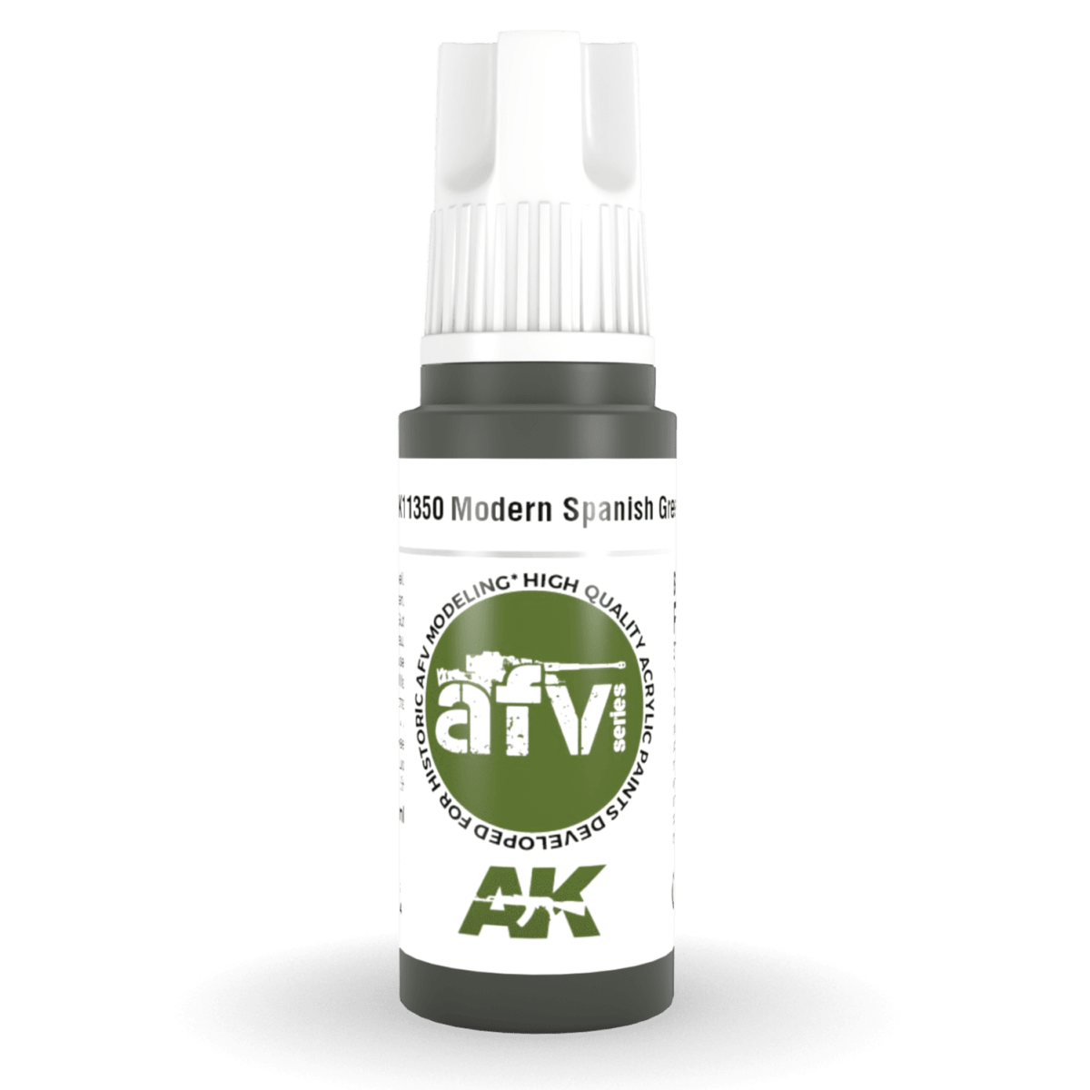 AK Interactive 3rd Generation acrylic paint Modern Spanish Green 17ml dropper bottle