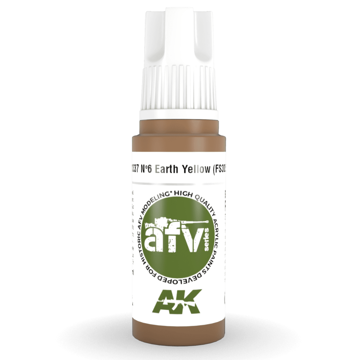 AK Interactive 3rd Generation acrylic paint Nº6 Earth Yellow (FS30257) 17ml dropper bottle